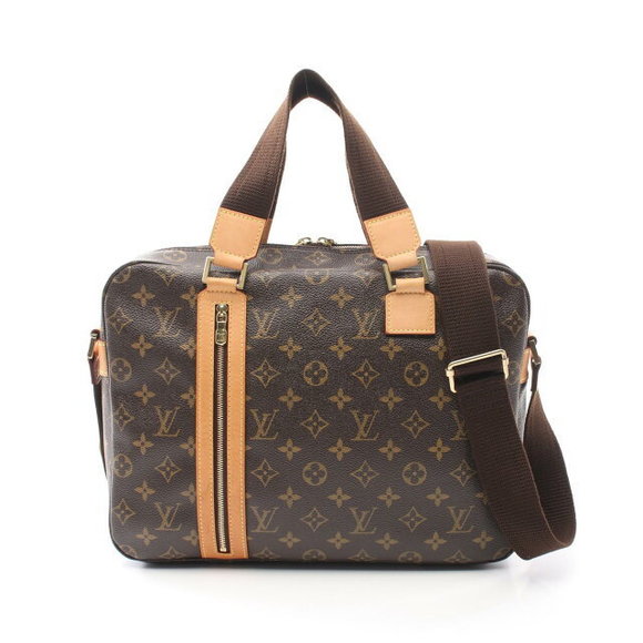 Louis Vuitton Sac Bosphore Handbag Leather Monogram Brown - Picture 1 of 7